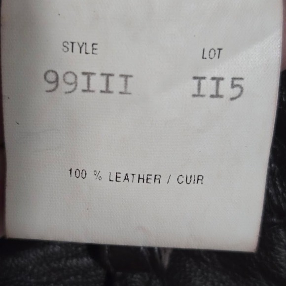 Margaret Godfrey Brown Leather High Waisted Straight Leg Pants Women's Size 8 - Picture 10 of 10